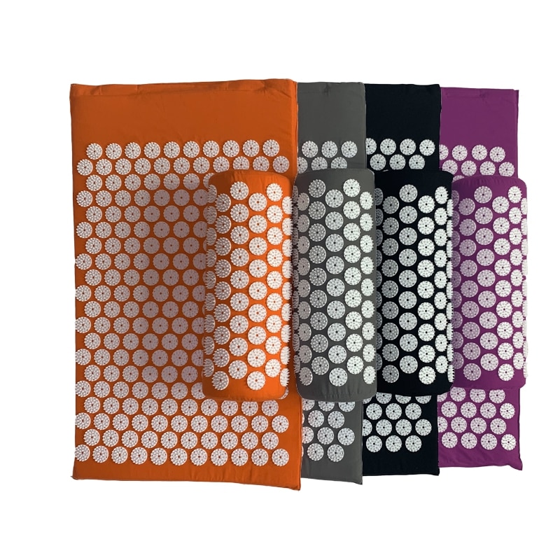 Massage Acupressure Mat and Pillow Set