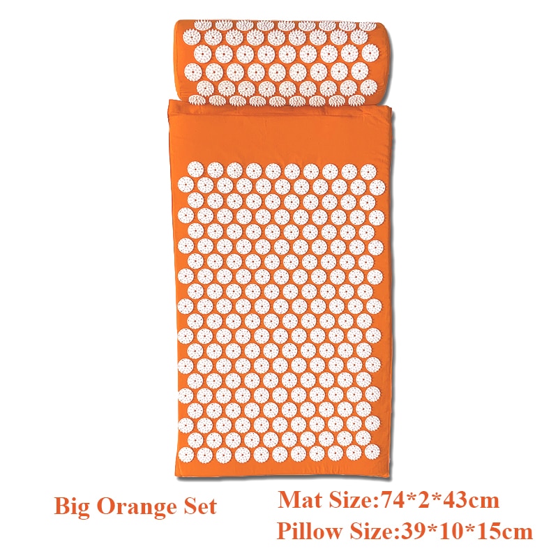 Massage Acupressure Mat and Pillow Set