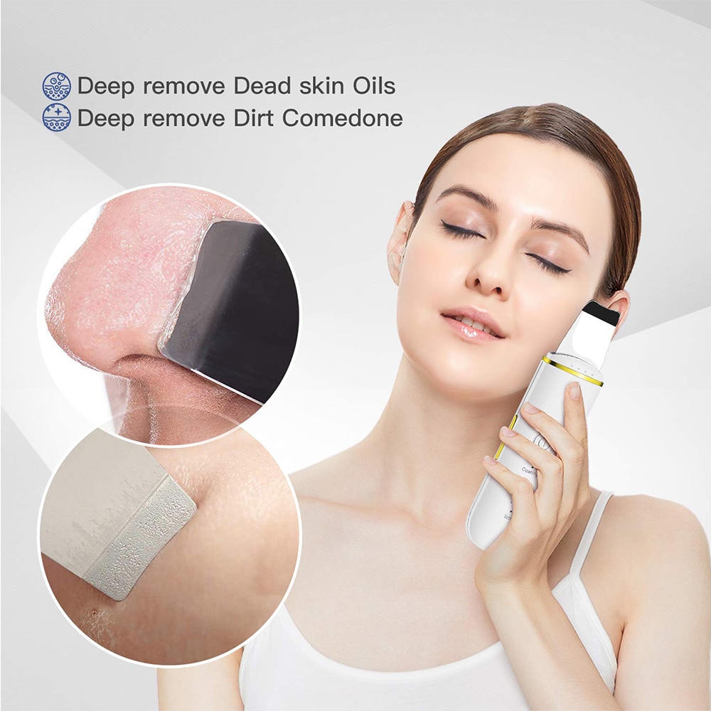 Ultrasonic Skin Scrubber for Facial Cleaning