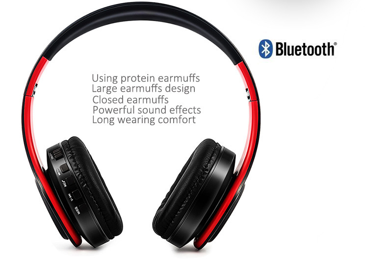 Foldable Wireless Bluetooth Headset