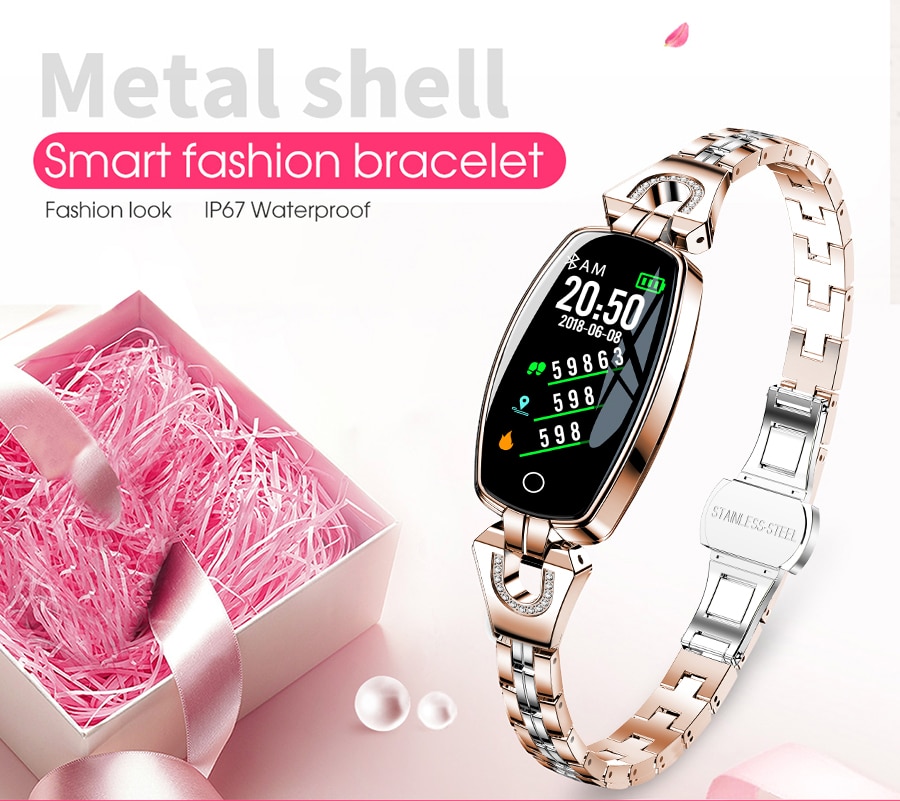 Crystal Strap OLED Smart Watch