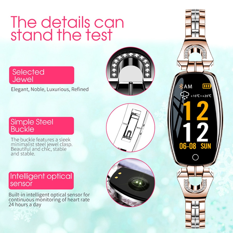 Crystal Strap OLED Smart Watch