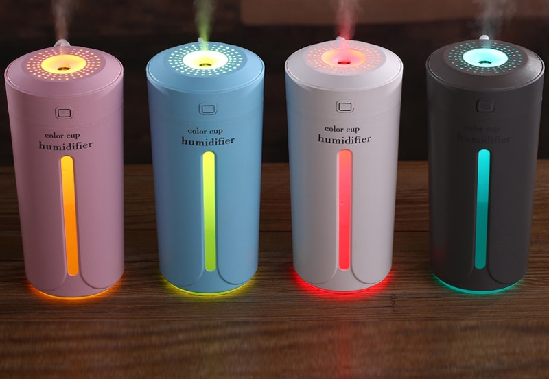 USB Air Humidifier with Colorful Backlight