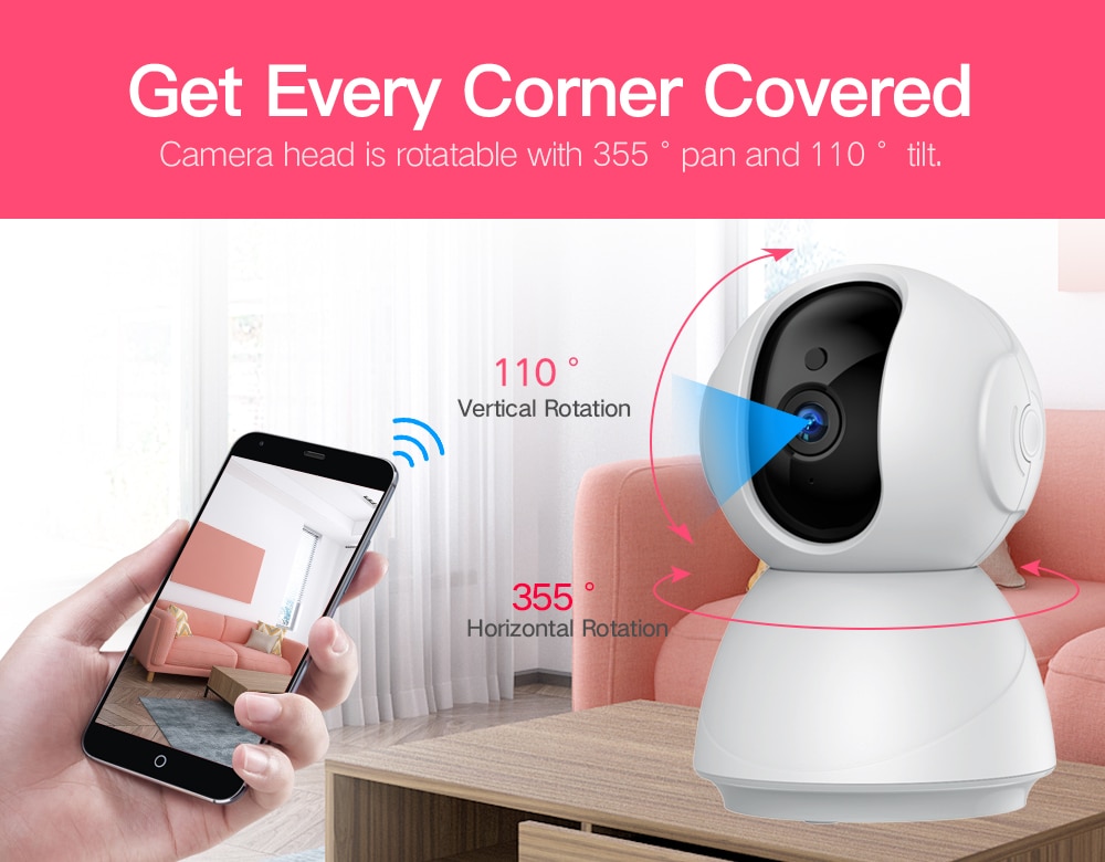 Wireless Security Camera with Night Vision